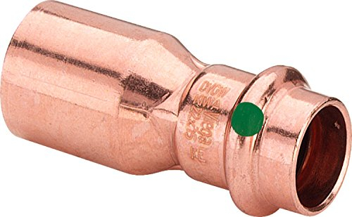 Viega ProfiPress Reduzierstück, Pressanschluss 28mm x 22mm Einsteckende, Type 2415.1