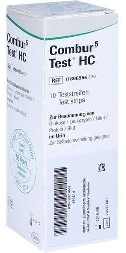 COMBUR 5 Test HC Teststreifen 10 St