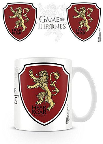 empireposter Game of Thrones - Lannister Wappen - Keramik Tasse - Größe Ø8,5 H9,5cm