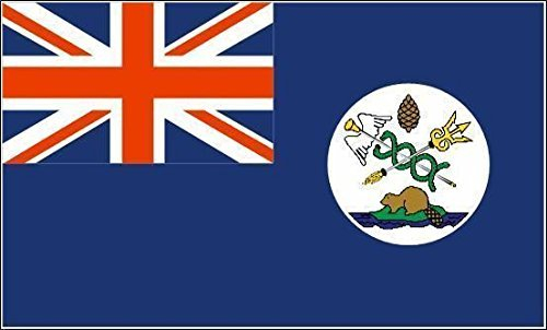 U24 Aufkleber Vancouver Island Flagge Fahne 8 x 5 cm Autoaufkleber Sticker