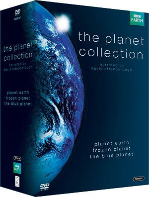 David Attenborough's Planet BBC TV Series (12 Discs) Box Set Complete DVD Collection - Plant Earth / Blue Planet / Frozen Planet + Extras