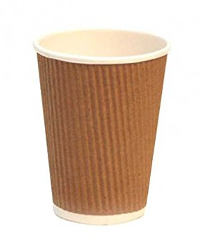 PZ 200 BICCHIERE IN CARTA ML 250 TERMICO PER CAPPUCCINO CIOCCOLATA CAFFE' O BEVANDE CALDE IN CARTONE PAPER CUP COFFEE AND HOT DRINKS