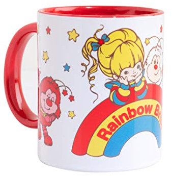 TruffleShuffle Brite and Sprites Regina Rainbow Red Handle Mug