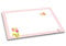 Butterfly - Schreibtischunterlage Schreibunterlage Schmetterling-Motiv rosa Kindergarten Mädchen Papier Malunterlage DIN A3 40 Blatt