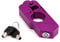 SUNDELY® Motorcycle Scooter Handlebar Grip Throttle Brake Lever Lock Anit Theft Vehicle Safety Security Caps-Lock CNC Aluminum Alloy (Purple)