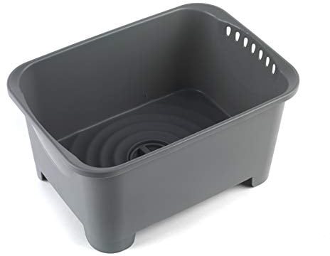 Beldray Waschschüssel mit Ablauf 8L, Spülschüssel Groß für Camping & Wohnmobile, Kunststoff Spülwanne mit Abfluss, Reinigungswanne für Küche & Outdoor, Kompakte Campingschüssel, Tragbar