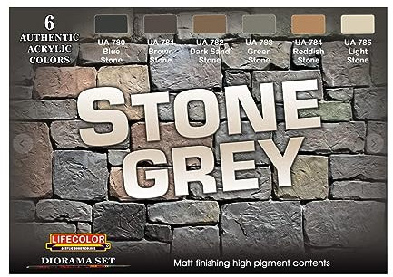 lifecolor Stone Grey Paints