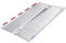 LIEKUMM Rollstuhlrampe Klappbar, 121 cm Rollstuhlrampe für Treppen, 300 kg Tragkraft Rampen für Rollstühle & Scooter, Aluminium Treppenrampe für Rollstuhl, Stufen, Bordsteine, Kinderwagen