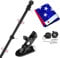 Yeesun Fahnenmast-Set, 182 cm lange amerikanische Flaggenmast und Halterung für 3 x 5 Flaggenhalter Zuhause, Veranda & Outdoor, kein Verheddern Wandhalterung, Metall-Flaggenmast mit Flagge (schwarz)