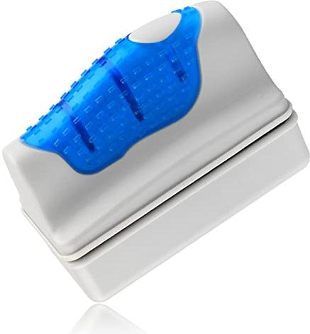 Mesee Aquarium Magnetic Clean Brush, Fish Tank Glass Scrubber Cleaner with Magnet Floating Cleaning Brush Aquatic Algae Scraper Scrubbing Tool for Fish Tank Under 50 Gallon