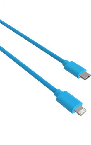 JAYM - Cable USB-C a Lightning 3A, 1,5 metros, color azul