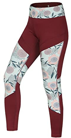 Ocun Damen Rhea Tights, Wine Merlot, M