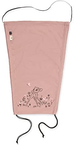 hauck Universal Sonnensegel, Disney Bambi Rose - Baby Sonnenschutz mit UPF 50+ für Kinderwagen, Buggy & Babywanne, Flexibel Verstellbar mit Rollo Funktion, Klein Faltbar, Waschbar