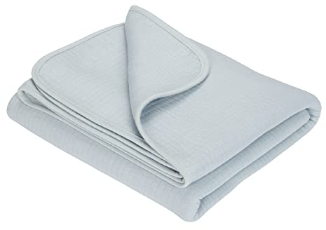 Little Dutch TE12242004 Babydecke Pure Soft blau (70x100 cm)