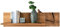 Woodroom Wandregal Mori Eiche massiv geölt mit Ablage