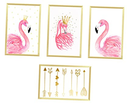 Warmhm Wandkunstposter Nordisches Dekor Flamingo Wandtattoo Inspirierende Wandaufkleber Fensteraufkleber Wandaufkleber Für Das Wohnzimmer Schlafzimmerdekor Wandtattoo Dekorative Wand Tier