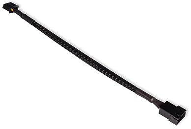Alphacool 18697 Verlängerung JST aRGB 3-Pin auf 3-Pin 15cm Kabel Modding gesleevt schwarz