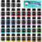ISTOYO Epoxidharz Farbe Mica Pulver, 36 Farbe*10g Glimmerpulver in Kosmetischer Qualität, Pigmentpulver, Harzzubehör für Lipgloss, Harzformen, Zubehör für die Seifenherstellung, Nagellack, Harzkit