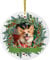 DPDP Personalised Dog Christmas Photo Ornaments 2023 – Custom Pet Ornament, Ornament for Trees Decorations, Puppy Cat Keepsake Gifts Lover