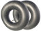 Lot de 2 Chambres à air de Rechange pour Roues de brouette 3,50-6/4,00-6/4,10-6 avec Valve Auto - Chambre à air de qualité supérieure pour Roues pneumatiques - Idéal pour Les brouettes coulissantes