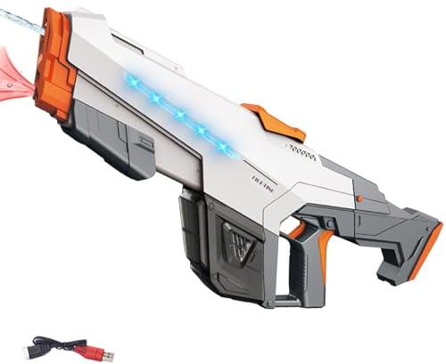 Wasserpistole Elektrisch,Elektrische Wasserpistole für Erwachsene,Water Gun Spielzeug,Electric Water Gun,für Pool