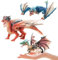 Mostop Western Dragon Toy Set, 3 PCS große Drachen-Spielzeug-Figur Stilen, Kreatur Dragon Playset für Kinder, Dragon Toy Action Figur für Kinder ab 3 Jahren