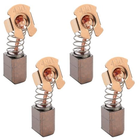 4 PCS CB430 Carbon Brushes Compatible with Makita Angle Grinder 18V LXT BHR200 BGA450 BGA452 DGA452, Metal Motor Carbon Brush Replacement, High-Density 191971-3 Part for Electric Tools