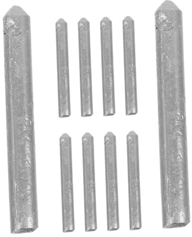 DOITOOL 10 Pièces Réparation de de soudage baguettes de soudure en laiton baguettes de soudage en fonte de soudage basse température bâtons de soudure aluminium Silver