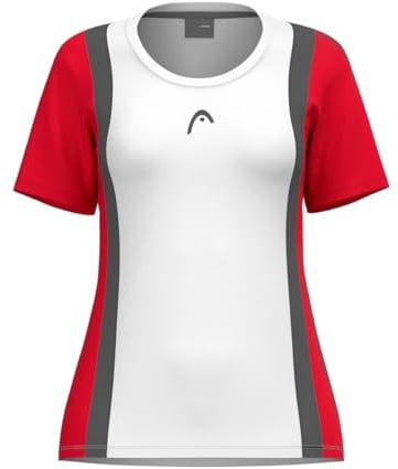 HEAD Club 25 TECH T-Shirt Women Red White
