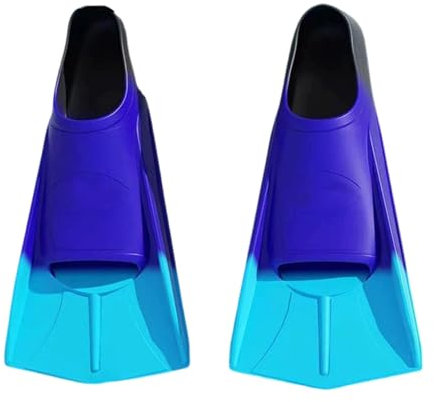 Pinne da nuoto leggere Pinne da nuoto in silicone pinne da viaggio Pinne corte per snorkeling per piscina