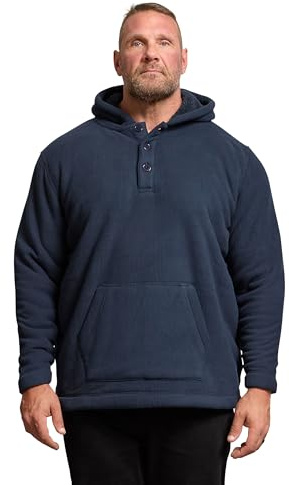 BadRhino Big & Tall Blue Borg Lined Fleece - Men's - Plus Size Curve