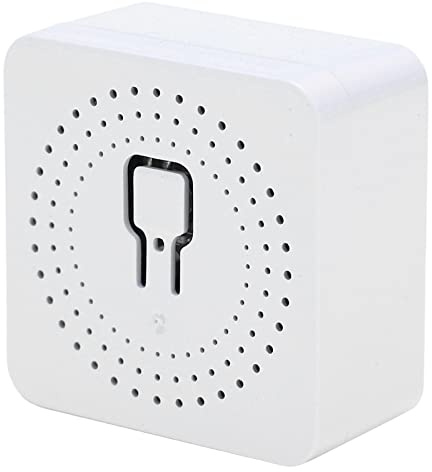 Yinhing Mini WiFi Switch, Smart Relay with Voice Control and Remote Control for Lights, Fans, TV, Compatible with Smart Life and, 100-240V 50 60Hz, 2.4GHz Only (16A)