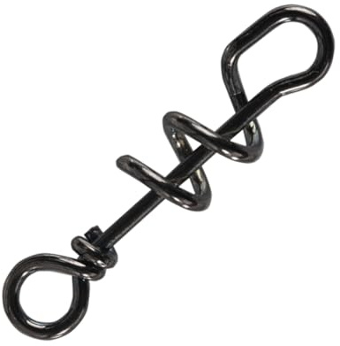 BKK Corkscrew Snap-42 (Black Nickel) - Einhänger, Tragkraft:218lb (98,88kg), Größe:Gr. 5, Packungsinhalt:5 Stück