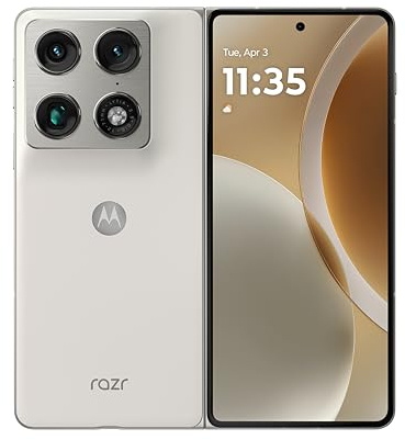 Motorola Razr70 Fold LILY WHITE 16GB 512GB with Co2 offset | Lily White