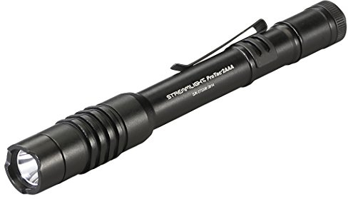 Streamlight 88039 ProTac 2AAA - Linterna de Bolsillo LED compacta y ligera, 130 Lúmenes, 2 Pilas AAA incluidas, negra