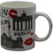 Freak Scene® Berlin Porzellan Tasse, Modell: Love Berlin weiß/rot/schwarz