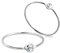 Elli Ring Damen Set Elegant Basic mit Kristallen in 925 Sterling Silber