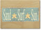 LUXECARDS POSTKARTE aus Holz SAND SURF SUN Spruch Geschenk Deko Strand