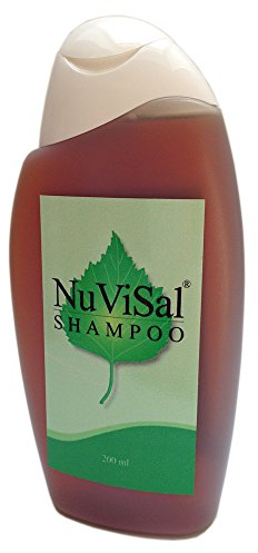 NuVisal Teershampoo Birkenteer Shampoo Seife und Duschgel 1er Pack (1 x 200 ml) für Kopfhaut und Schuppenflechte – Plaque Psoriasis Shampoo Naturkosmetik Finnland