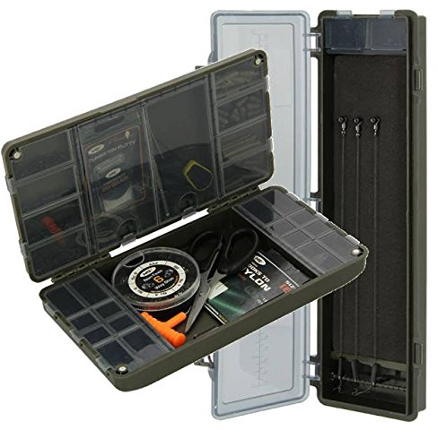 NGT Angelgerätebox System für Terminal Tackle + steifer Rig-Koffer Karpfen XPR 'leer'