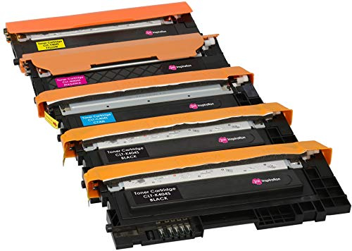 5er Set Premium Toner kompatibel für Samsung Xpress SL-C430 C430W SL-C480 C480FN C480FW C480W CLT-404S | Schwarz 1.500 Seiten & Color je 1.000 Seiten