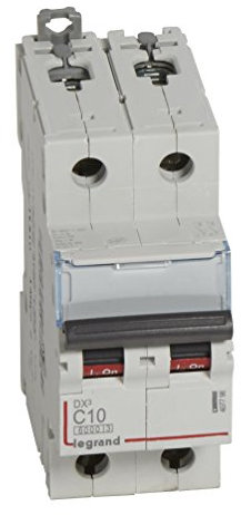 InterruptorAutomaticoDX3 2 Polos 10A Legrand 407798
