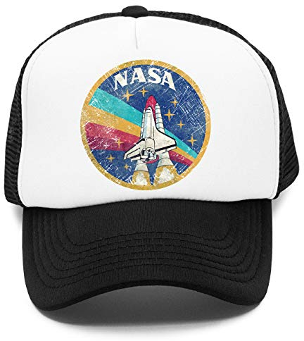 NASA Jahrgang Farben V02 - NASA Kinder Kappe Baseball Rapper Cap