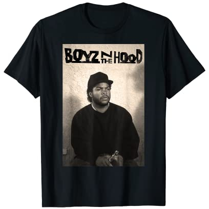 Boyz N The Hood Doughboy Mean Mug Photo Logo T-Shirt