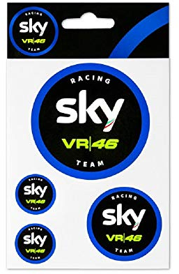 VR46 Aufkleber Sky Racing,Unisex,One Size,Multi