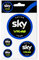 VR46 Aufkleber Sky Racing,Unisex,One Size,Multi
