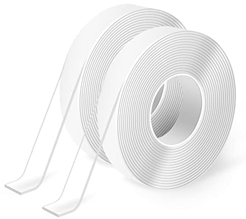 Art3d 6 metri, nastro biadesivo nano, nastro adesivo multiuso per tappeti, articoli in pasta, cornici fotografiche, montaggio a parete di oggetti d'artigianato