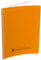 Conquérant Cahier Classique 17x22cm Grands Carreaux Seyès 192 Pages Agrafées Couverture Polypro Orange