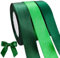 qingmeng 66m Satinband Grün, 20mm Geschenkband Grün Breit, Schleifenband Grün, Geschenkband Hochzeit Stoff, Grünenes Geschenk Band Geschenkbänder für Taufe Geburtstag Deko Geschenkverpackung