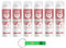 6 x Infasil Deo-Spray für Damen, regeneriert für empfindliche Haut, gegen Flecken, lindert Trockenheit und Rötungen, 150 ml Deo + Schlüsselanhänger Beni Culinari